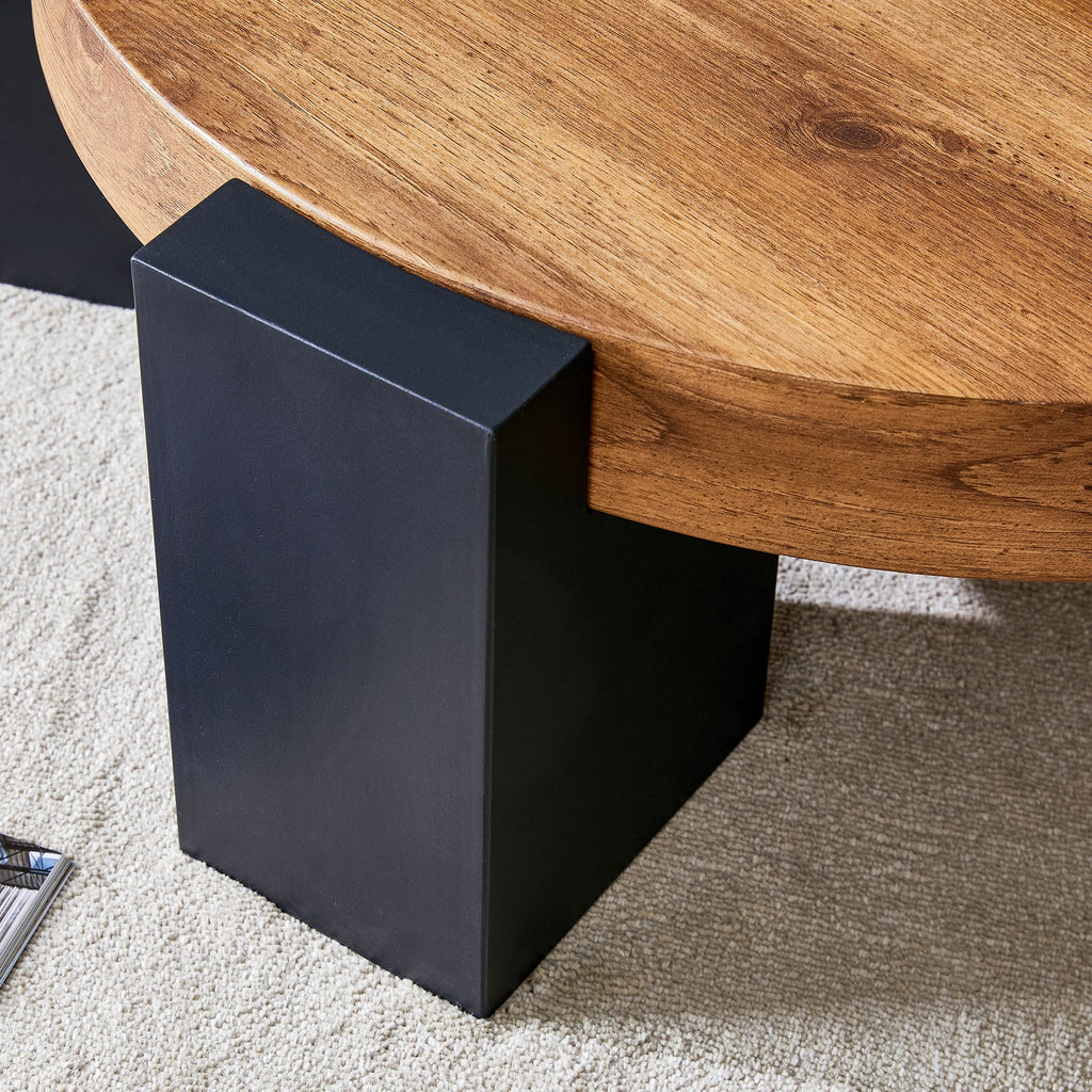 The detachable double-decker coffee table, the stylish design is more precious, and the detachable design can make the use of space more flexible and suitable for various scenes.