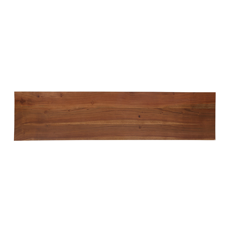 58x14x17.5' Asther Acacia Wood TV Cabinet
