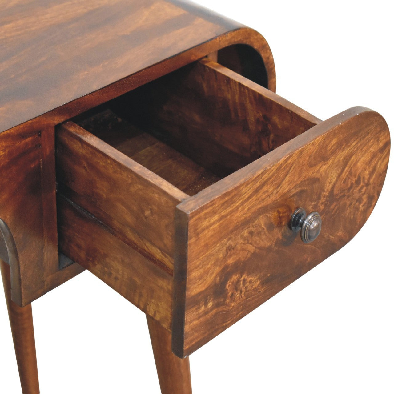 Solid Wood Chestnut London Arch Writing Desk