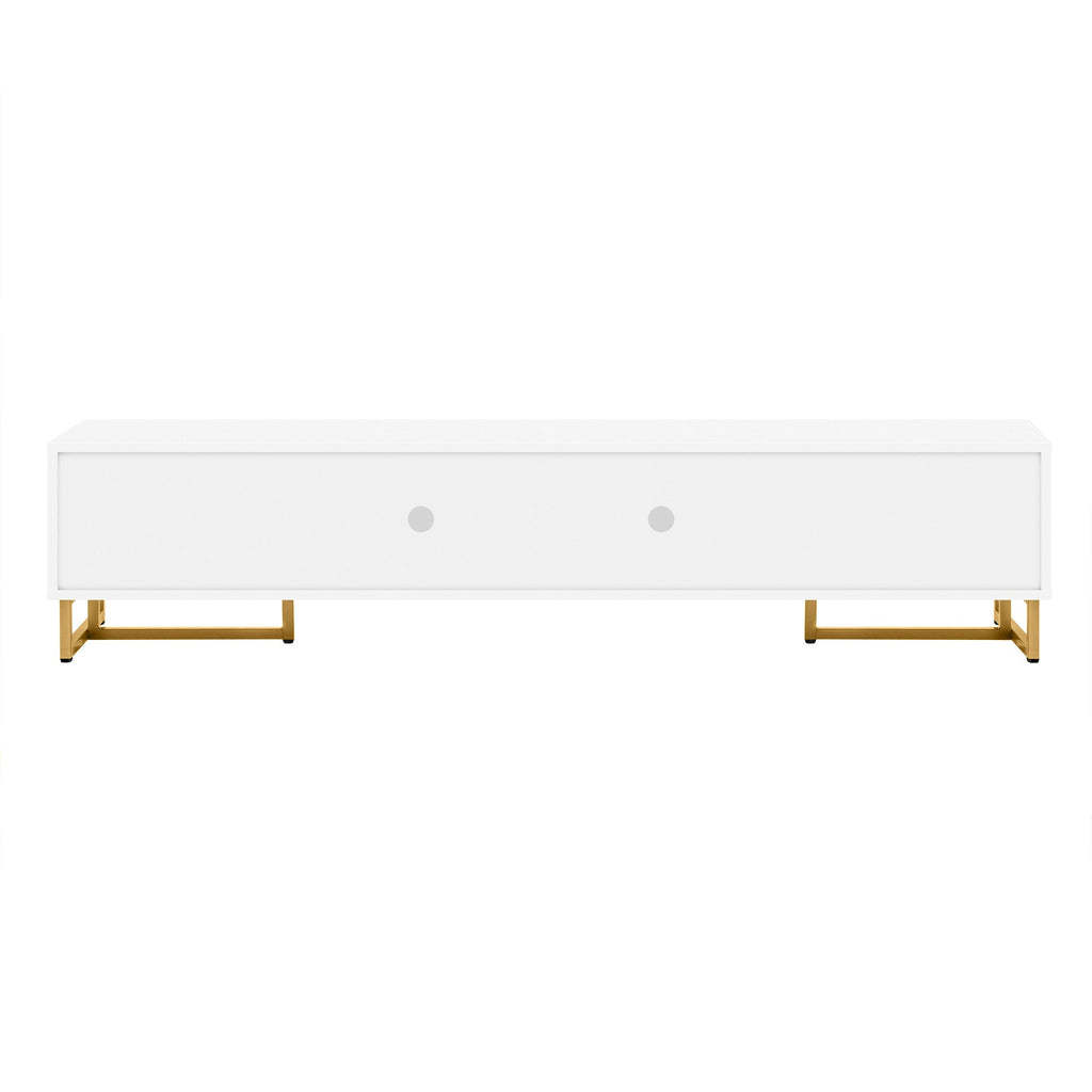 U-Can TV Stand for 65+ Inch TV, Entertainment Center TV Media Console Table, Modern TV Stand with Storage, TV Console Cabinet Furniture for Living Room(OLD SKU: WF530740AAK)