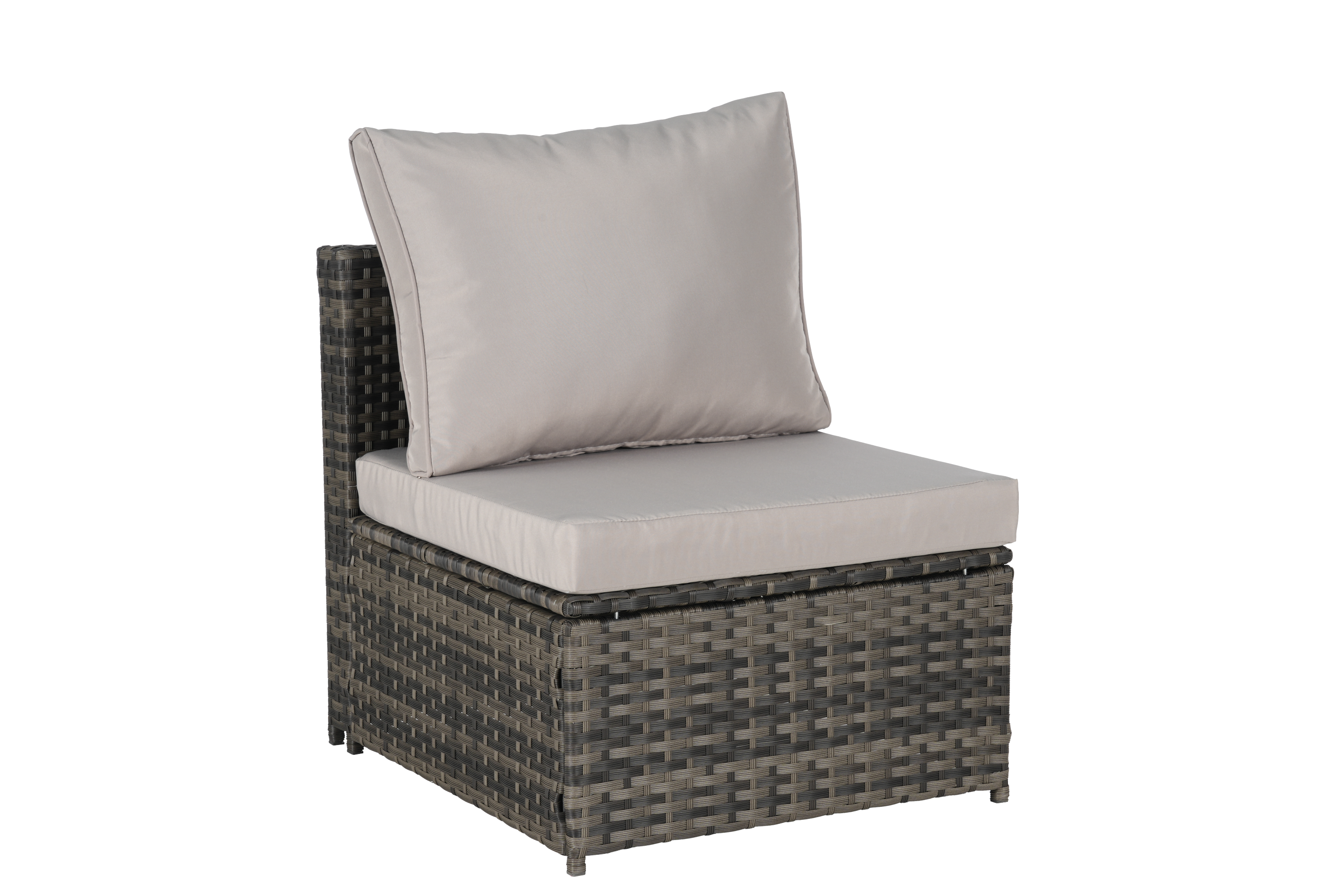 5 Pieces Outdoor Patio Wicker Daybed Furniture Set with Retractable Canopy, Storable Side Table, and Soft Cushions for Relaxing in Your Backyard or Porch