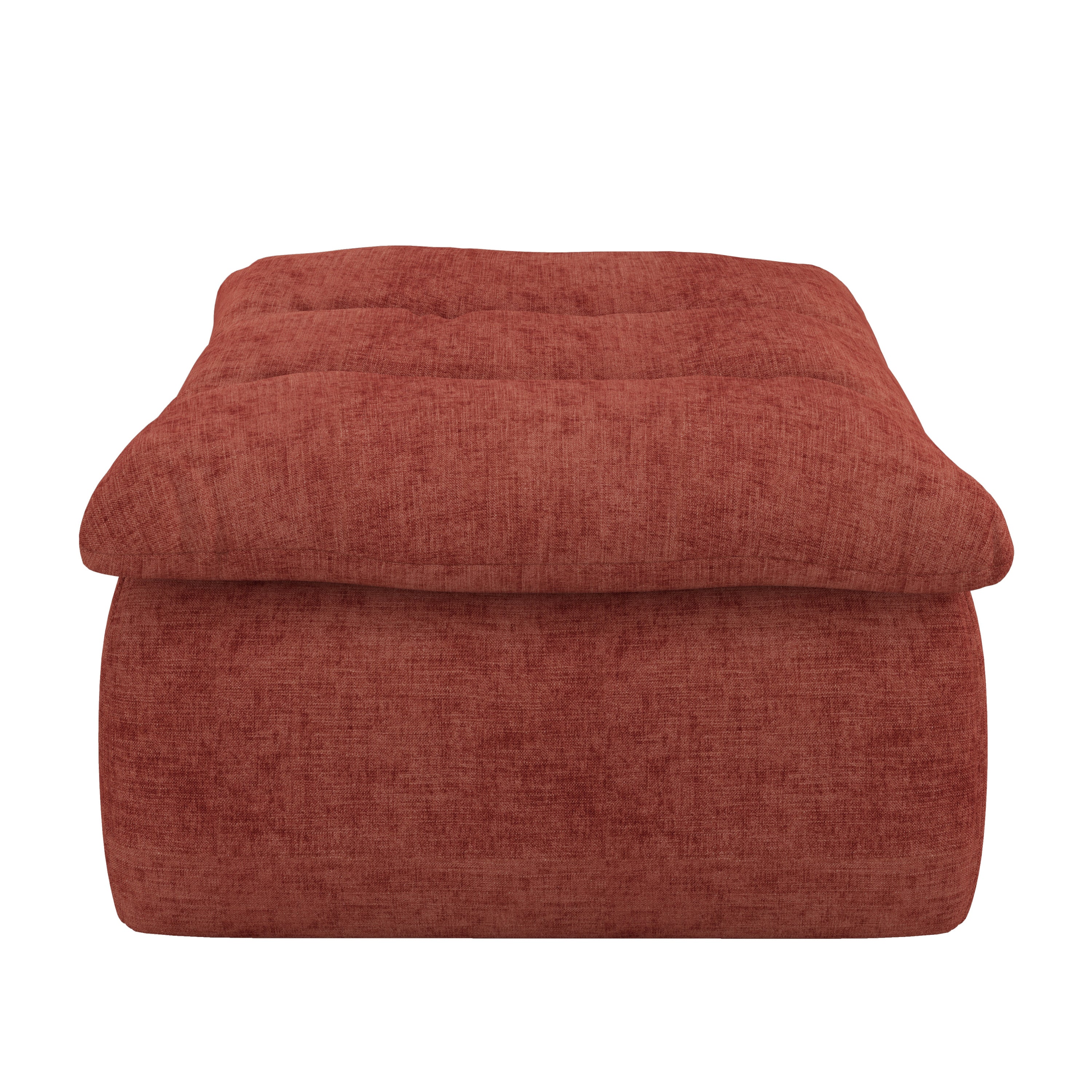 Lazy Floor Sofa,Modern armless and backless sofa chair,Comfy Accent Bean Bag Couch,suitable for living room bedroom office-Orange