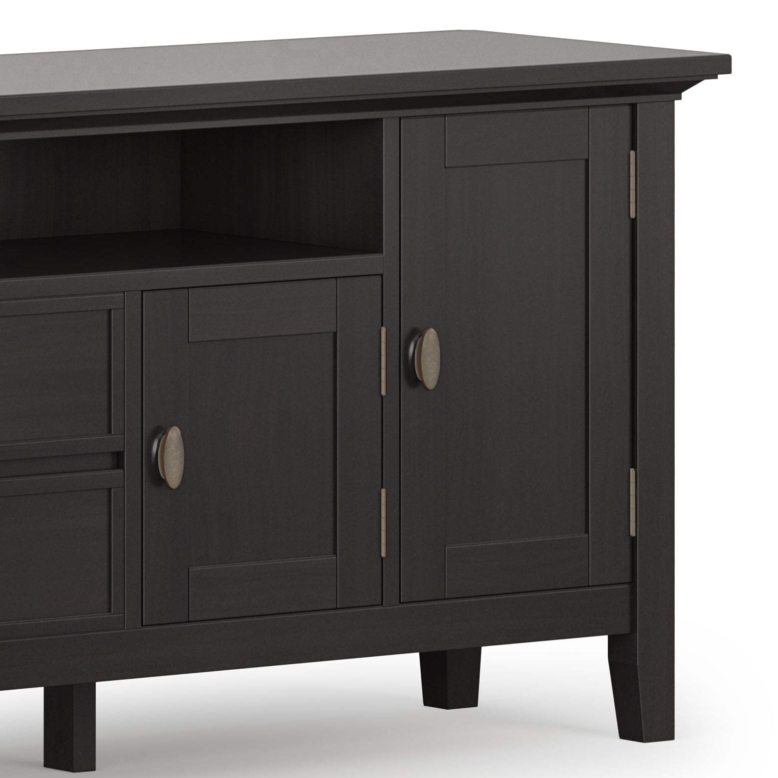 Redmond - 72' TV Media Stand - Hickory Brown