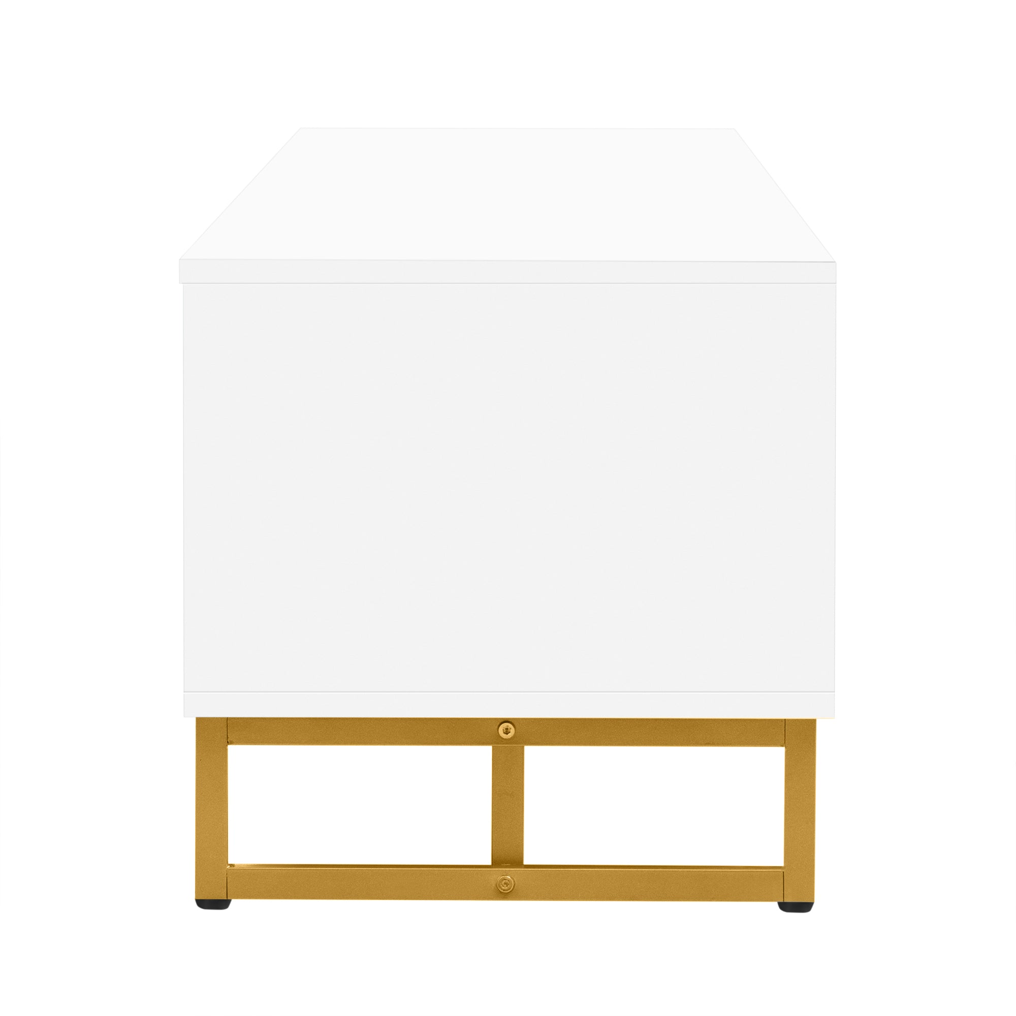 U-Can TV Stand for 65+ Inch TV, Entertainment Center TV Media Console Table, Modern TV Stand with Storage, TV Console Cabinet Furniture for Living Room(OLD SKU: WF530740AAK)