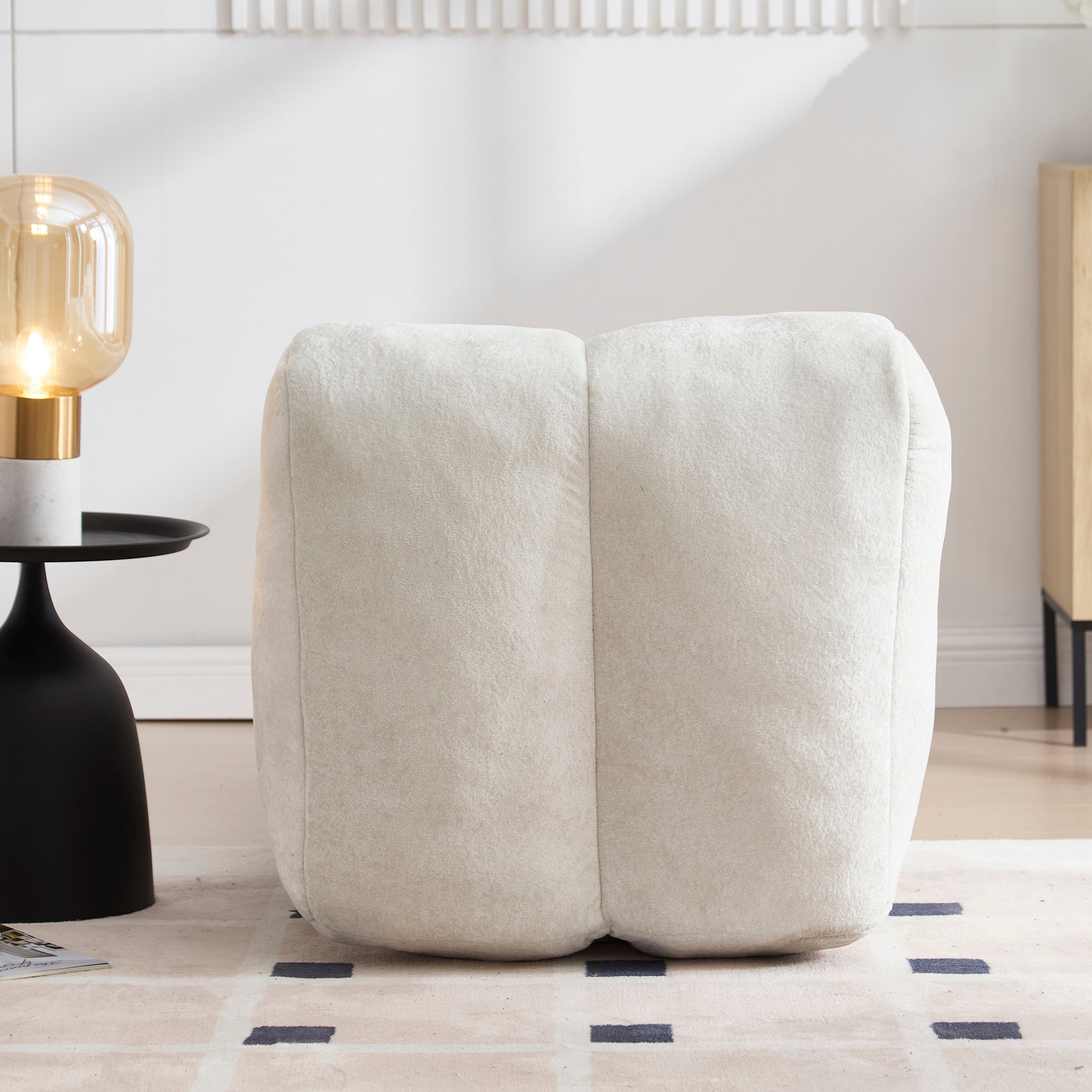 Creative Bean Bag Sofa Chair for Adults with High-Quality Sponge Filling and Polyester Fiber,59x30x23.6 inches