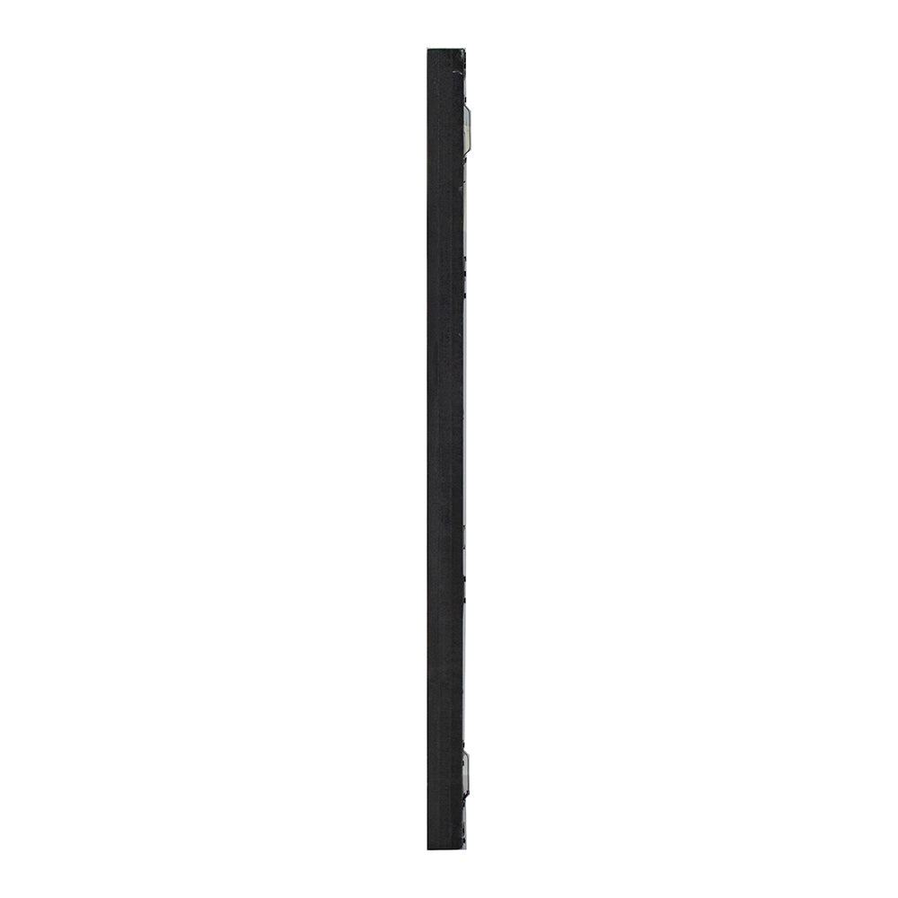 16" x 23" Rectangular  Wooden Wall Mirror with Antique Black Frame, Vertical or Horizontal Home Decor for Living Room, Set of 2