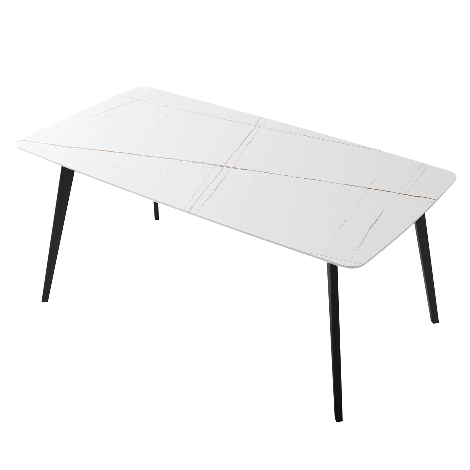 J3710 Porcelain Dining Table White 70'