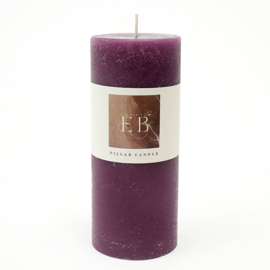 Rustic Pillar Candle 3'x7'
