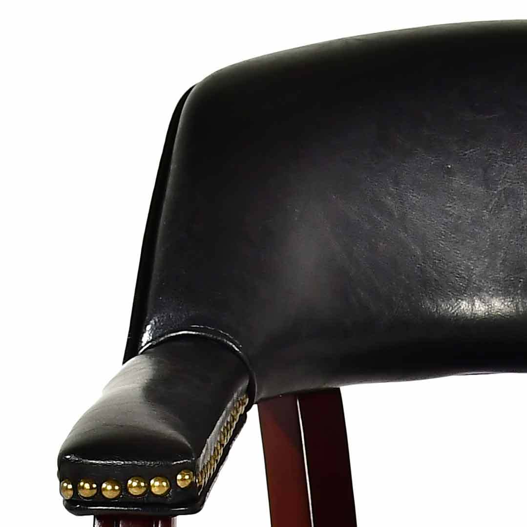 Tournament - Arm Chair With Casters - Medium Cherry