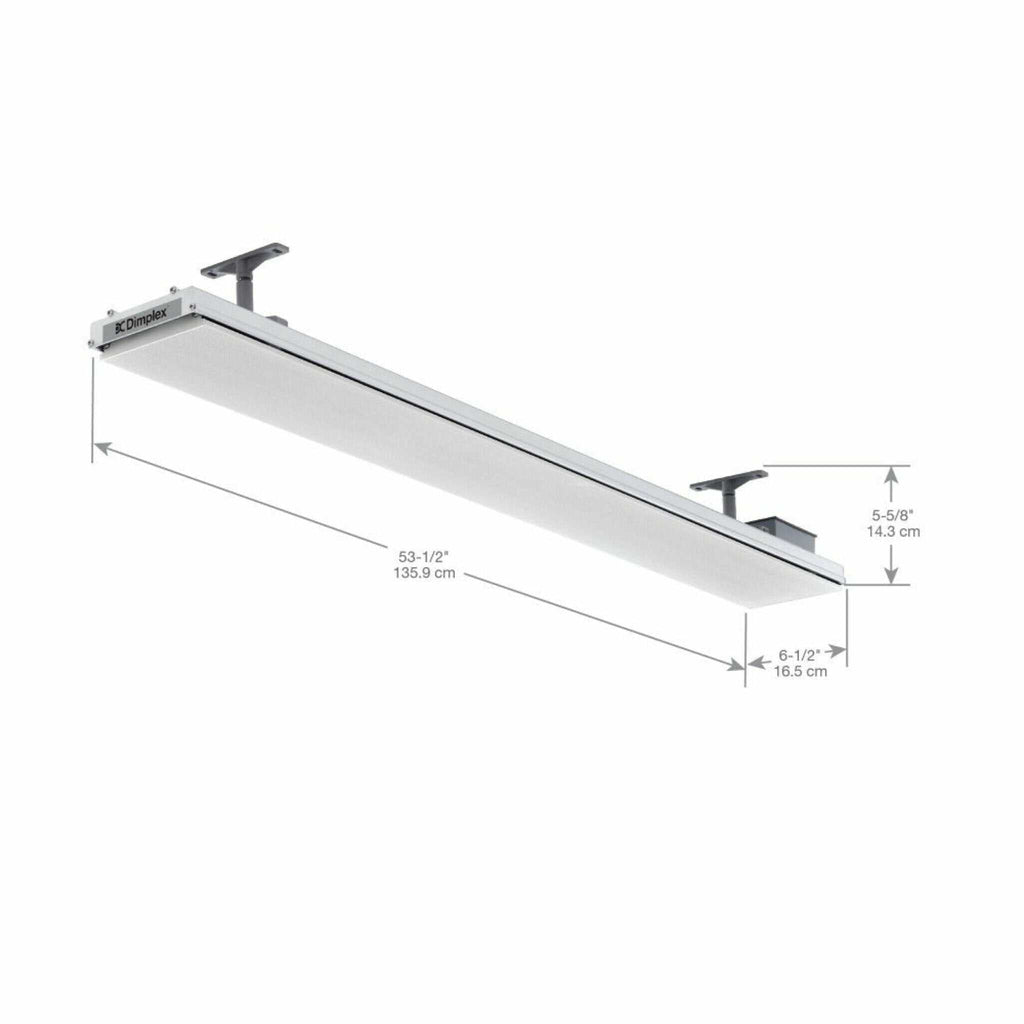 Dimplex DLW 70" Noiseless Radiant Electric Heater For Outdoor And Indoor, 3200W [DLW3200W24] (SAK15698)