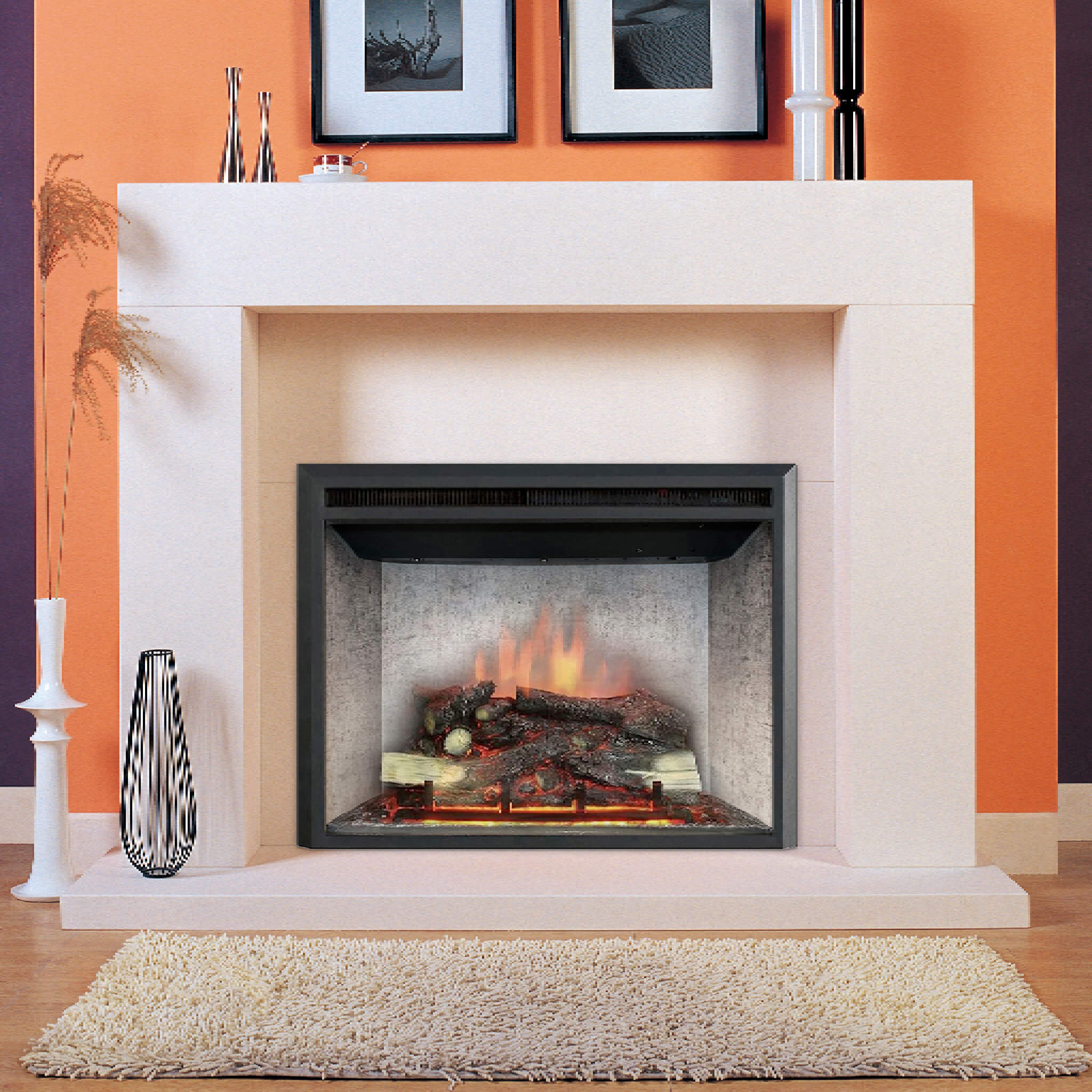 Dynasty Presto 32" Vent Free Electric Firebox Insert With Multifnction Remote Control [DY-FI32D] (SAK54792)