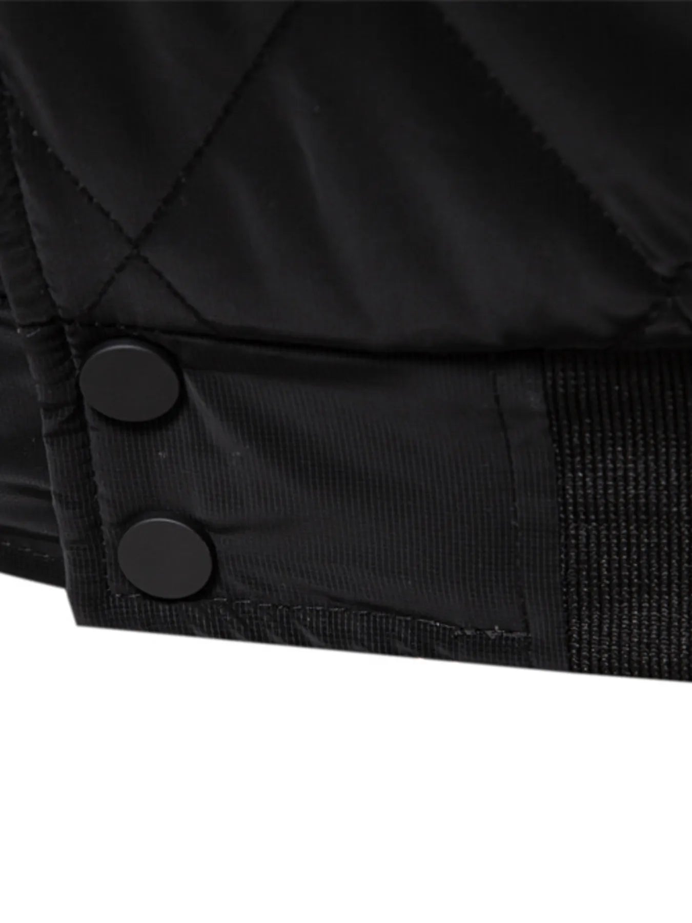 Quilted Snap Down Long Sleeve Jacket