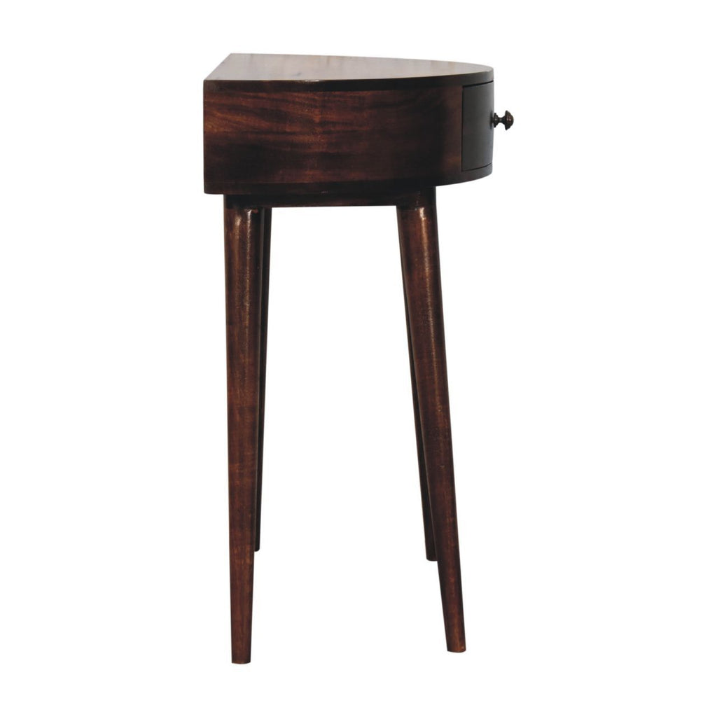 Solid Wood California Walnut Odyssey Console Table