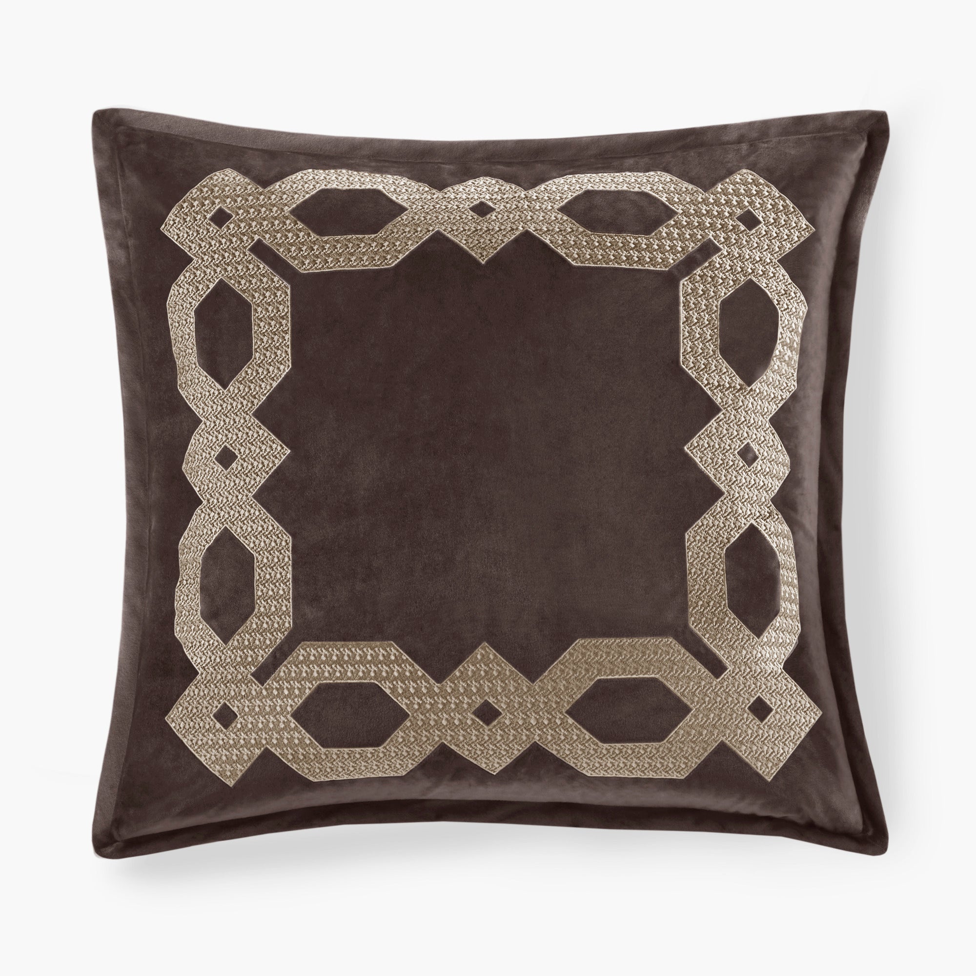 European Pillow Sham Brown 26x26'