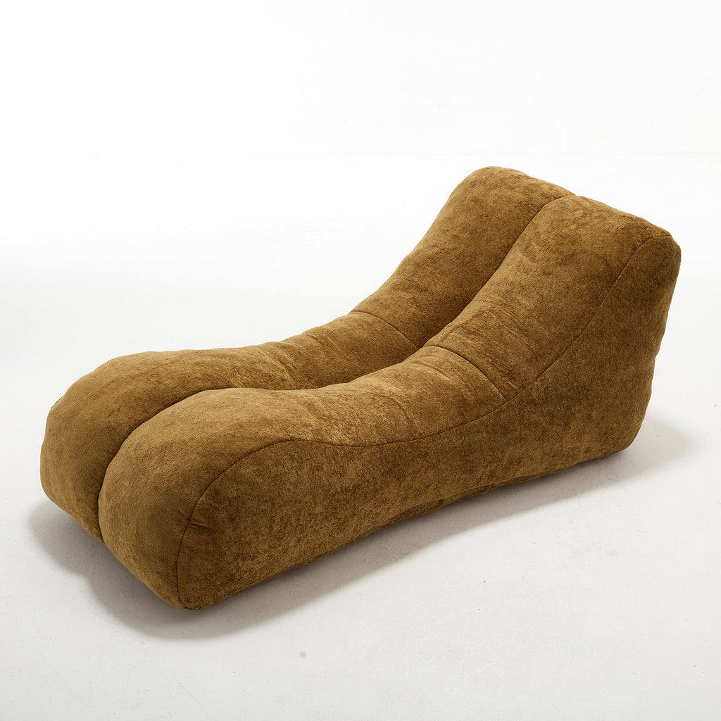 Creative Bean Bag Sofa Chair for Adults with High-Quality Sponge Filling and Polyester Fiber,59x30x23.6 inches