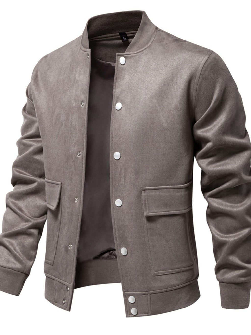Baseball Collar Snap Down Jacket