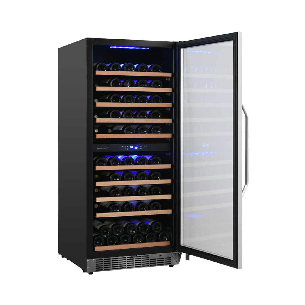 Edgestar Premium 101 Bottle Capacity Built In Dual Zone Wine Cooler, 24" (SAK92835)