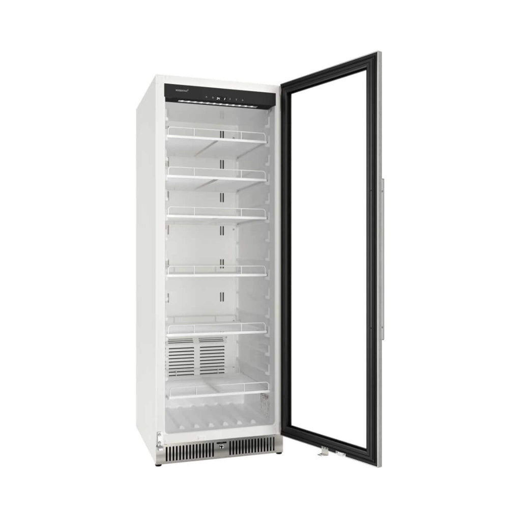 Edgestar 13.7 Cubic Feet Commercial Beverage Merchandiser With Temperature Alarm And Reversible Door, 24" [VBM131SS] (SAK62395)