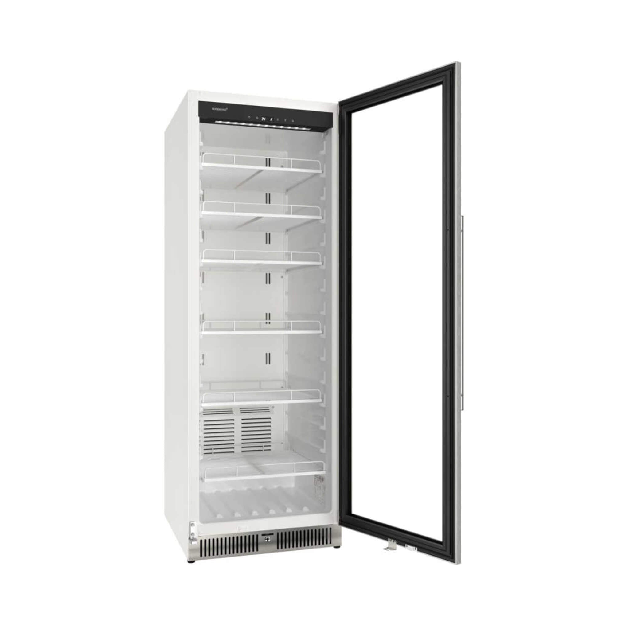 Edgestar 13.7 Cubic Feet Commercial Beverage Merchandiser With Temperature Alarm And Reversible Door, 24" [VBM131SS] (SAK62395)