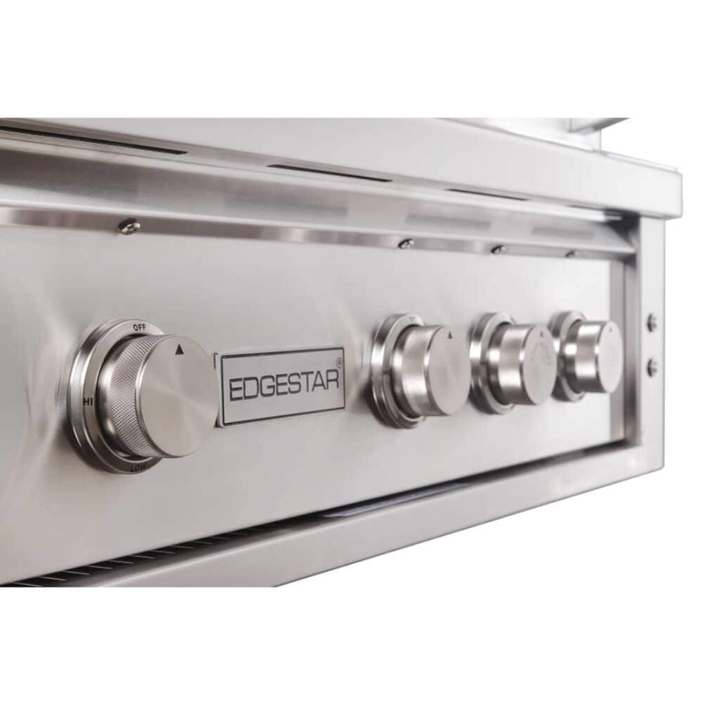 Edgestar 60K BTU 30" Natural Gas Built-In Grill With Lighted Grill Area And Double Access Doors (SAK82568)