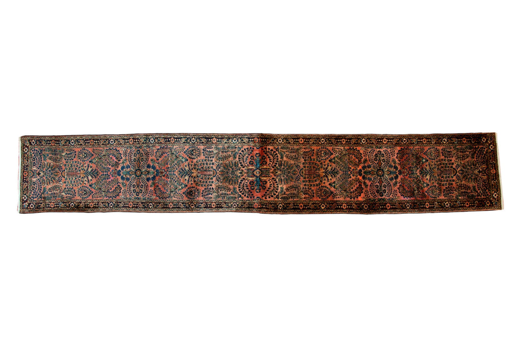 2.5x16.5 Vintage Lilihan Rug Runner