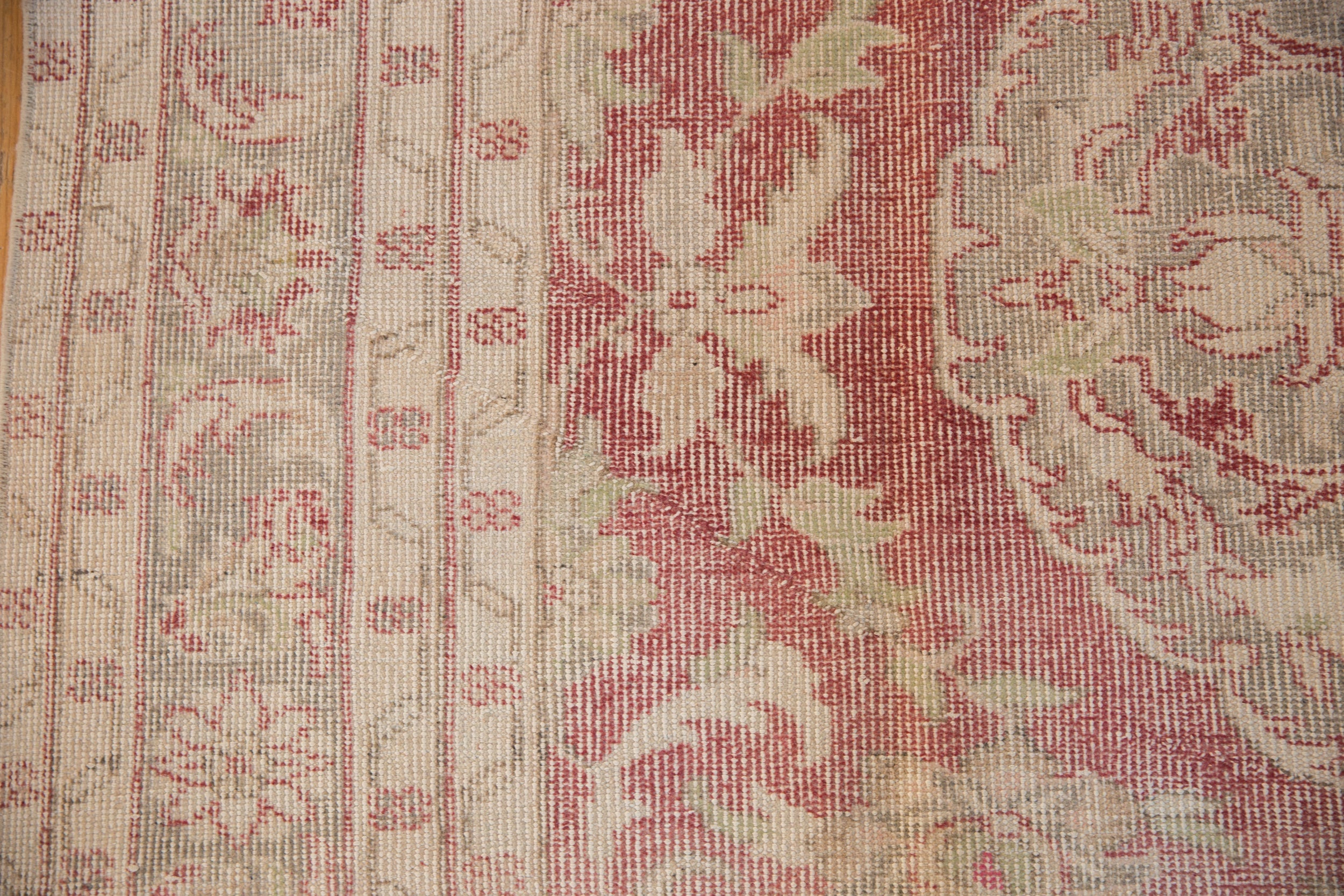 6.5x9 Vintage Distressed Oushak Carpet