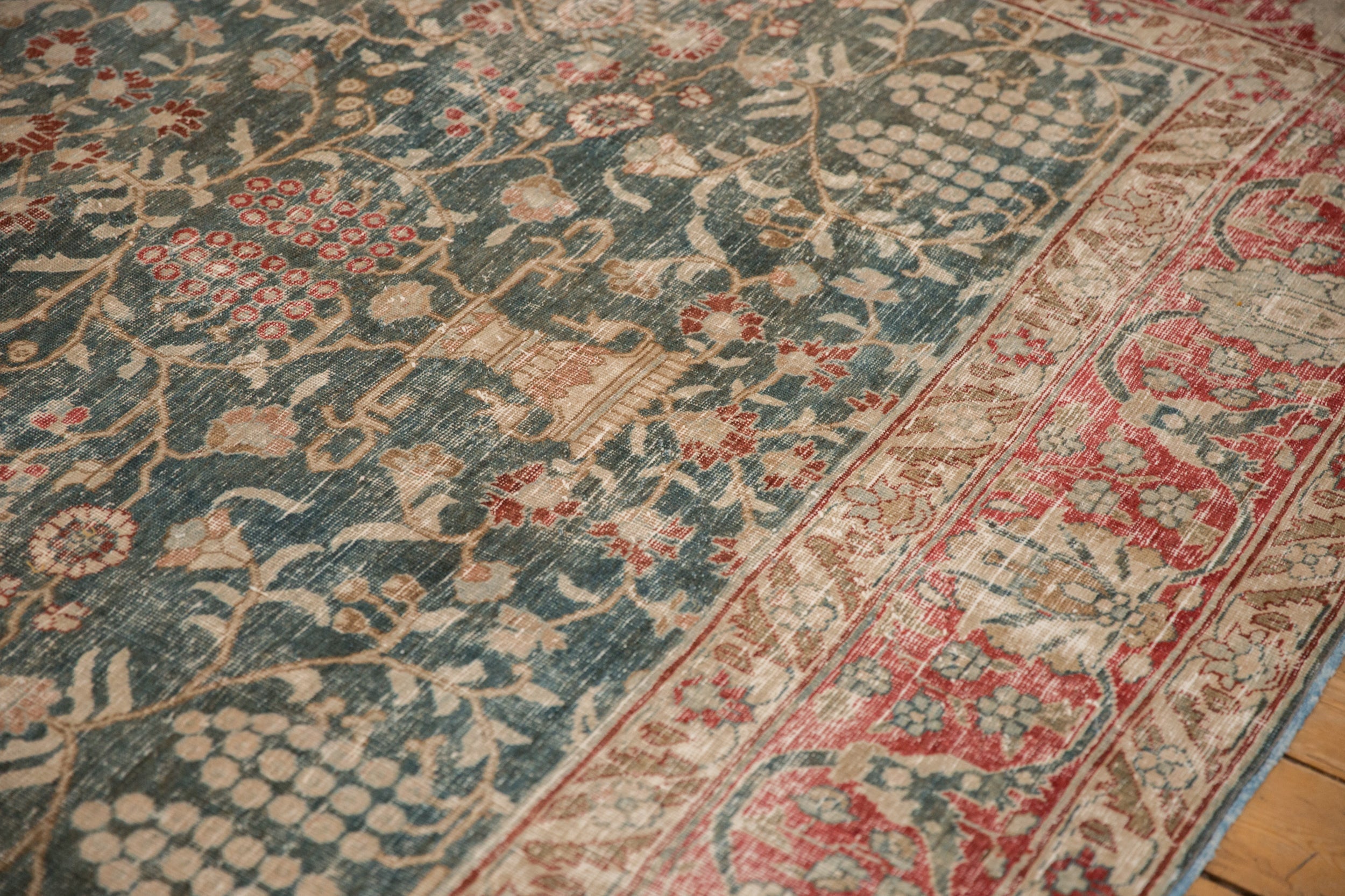 8x11.5 Vintage Distressed Tabriz Carpet