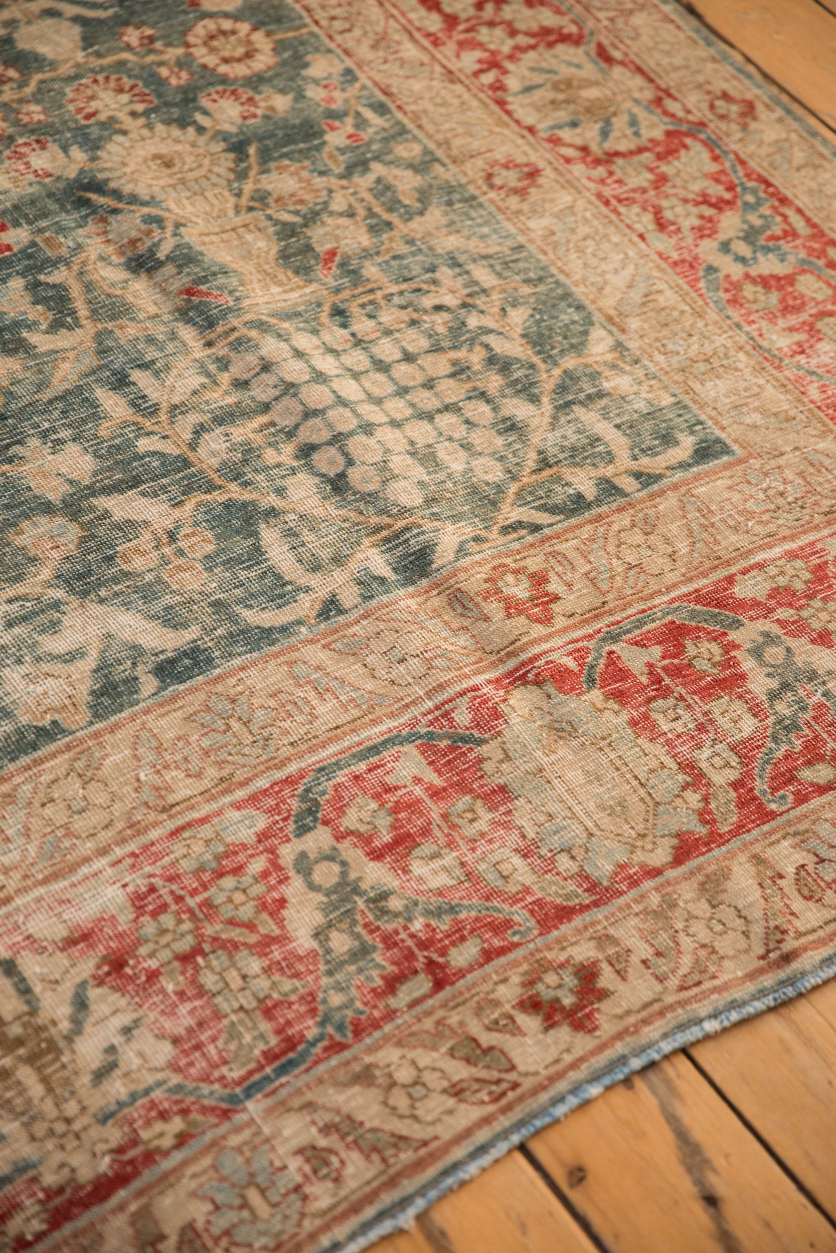 8x11.5 Vintage Distressed Tabriz Carpet
