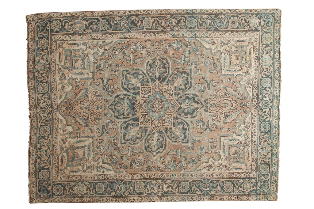 4.5x6.5 Vintage Distressed Ahar Rug