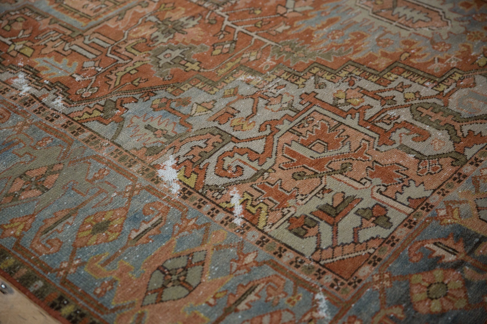 8x11 Antique Distressed Karaja Carpet
