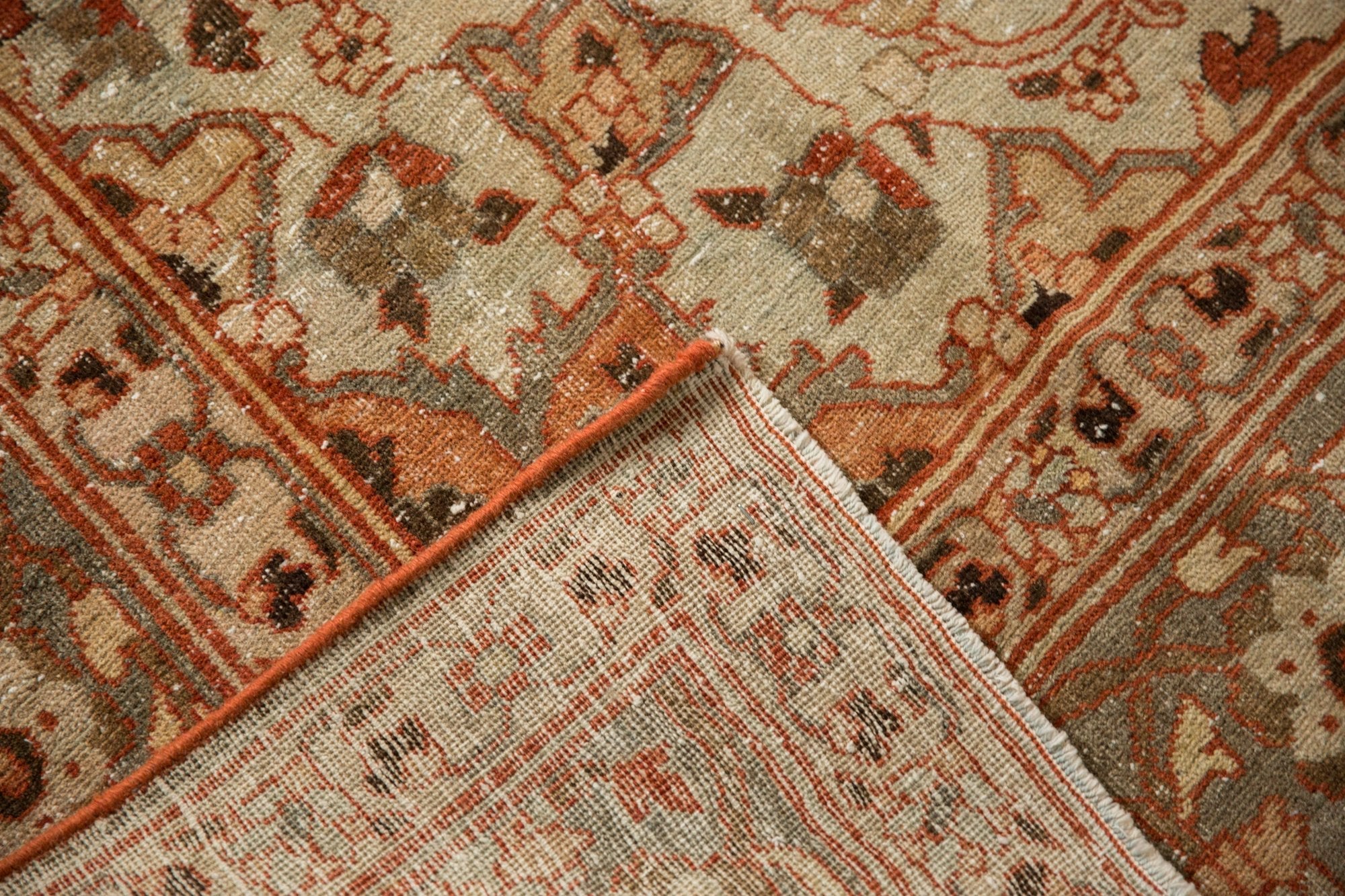 9x11.5 Vintage Distressed Khoy Carpet