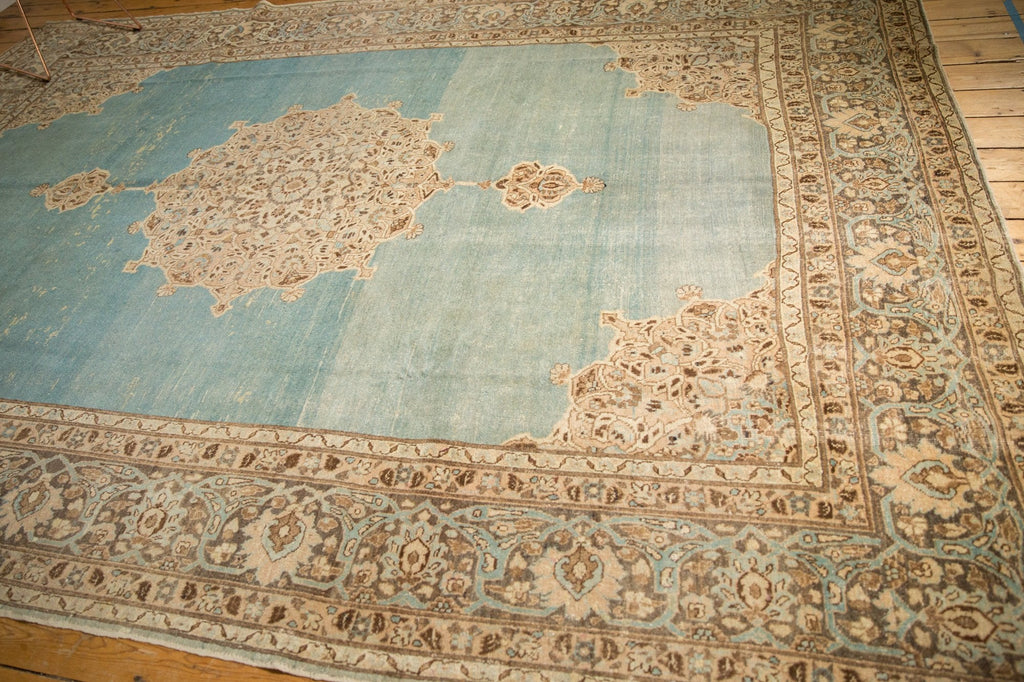 8.5x12.5 Vintage Distressed Tabriz Carpet