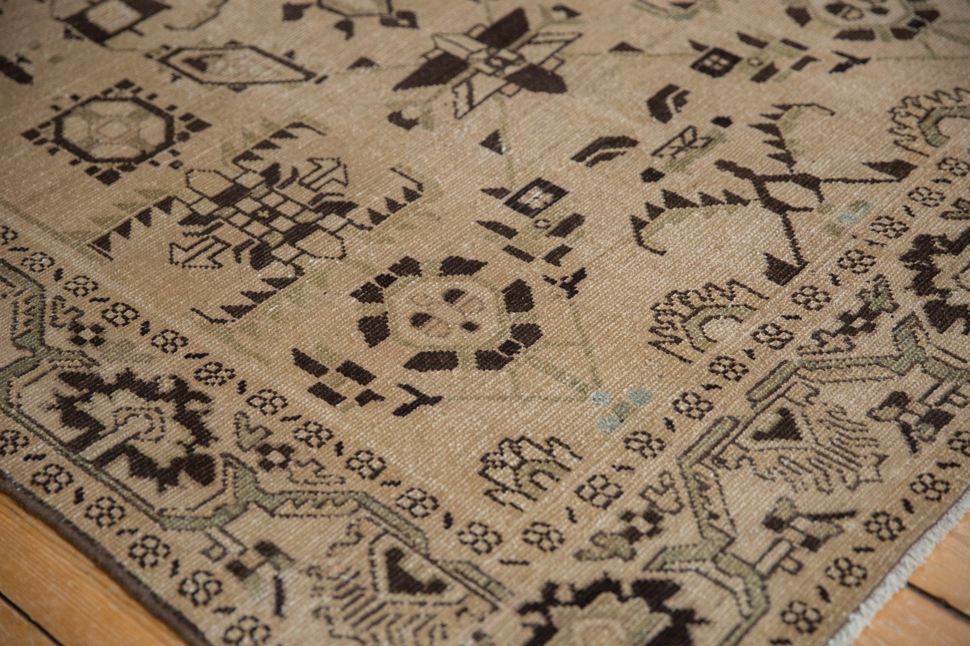 4.5x7 Vintage Distressed Malayer Rug