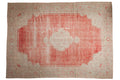 10x14 Vintage Distressed Oushak Carpet