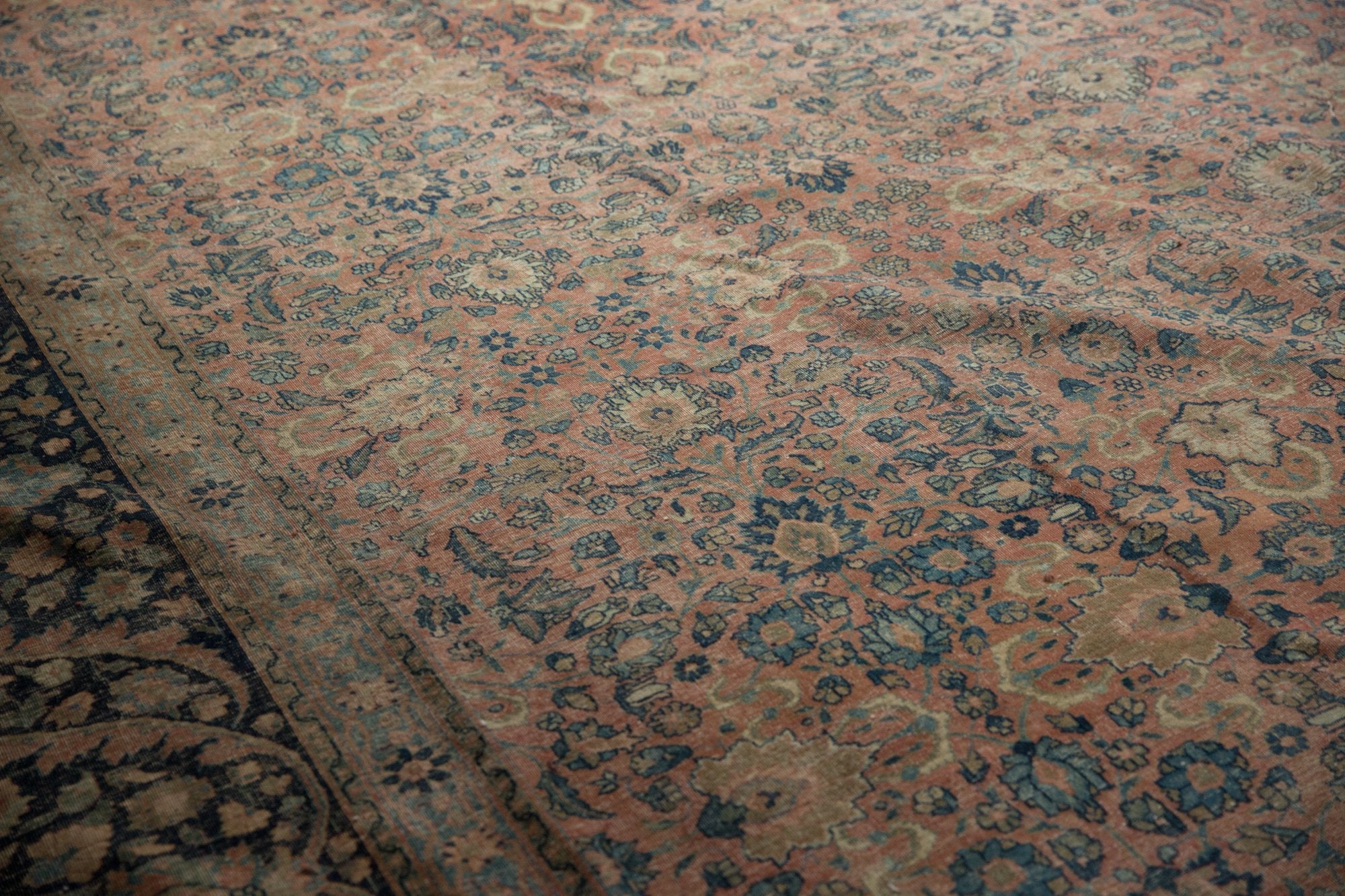 13x18 Vintage Distressed Farahan Sarouk Carpet