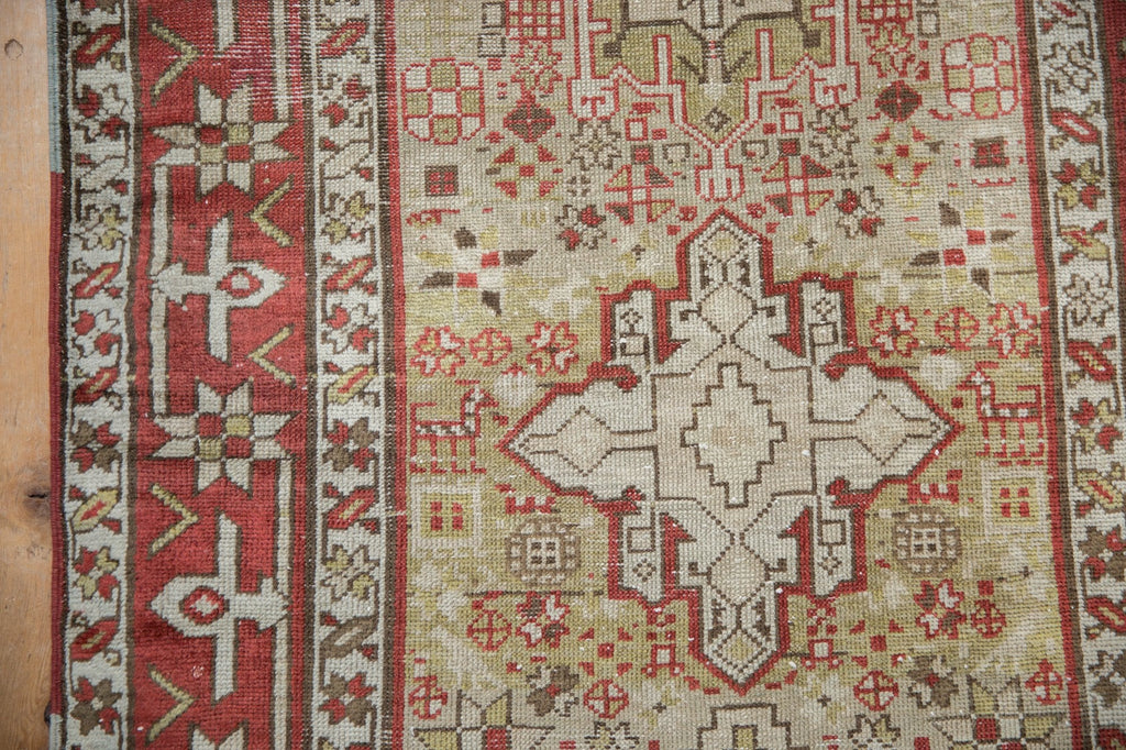 3x13 Vintage Distressed Karaja Rug Runner