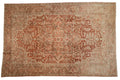 8x12.5 Vintage Distressed Heriz Carpet