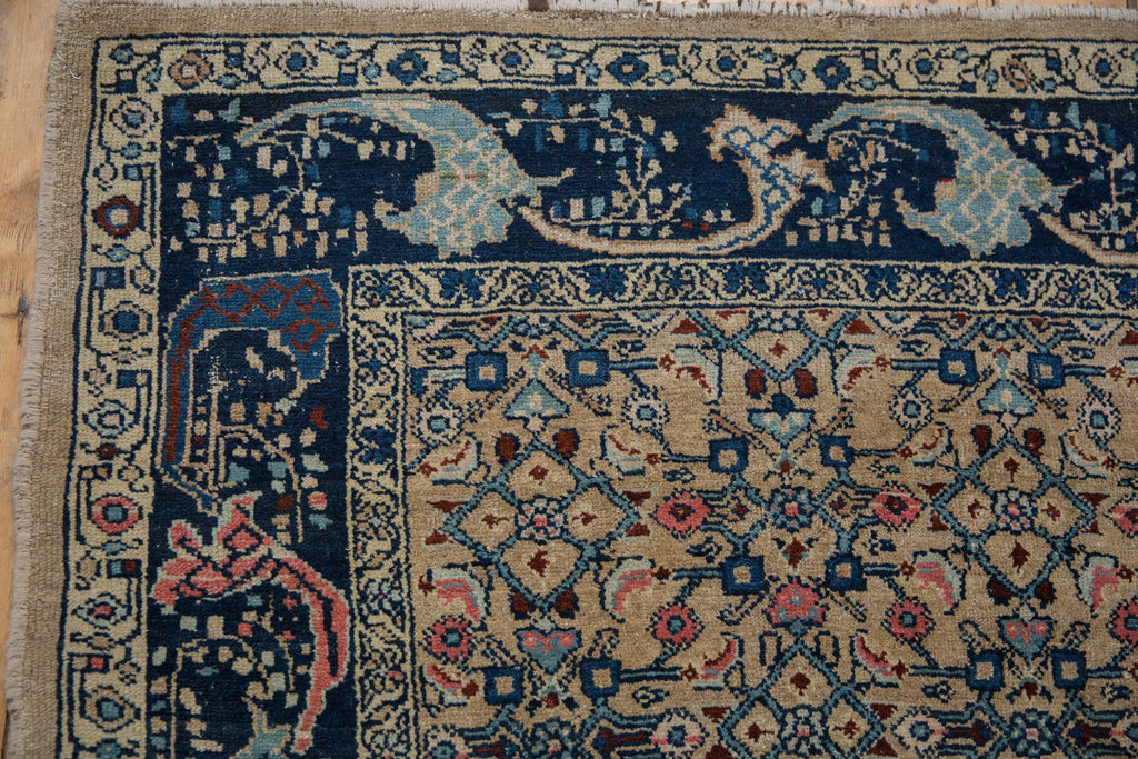 4.5x6.5 Vintage Distressed Bijar Rug