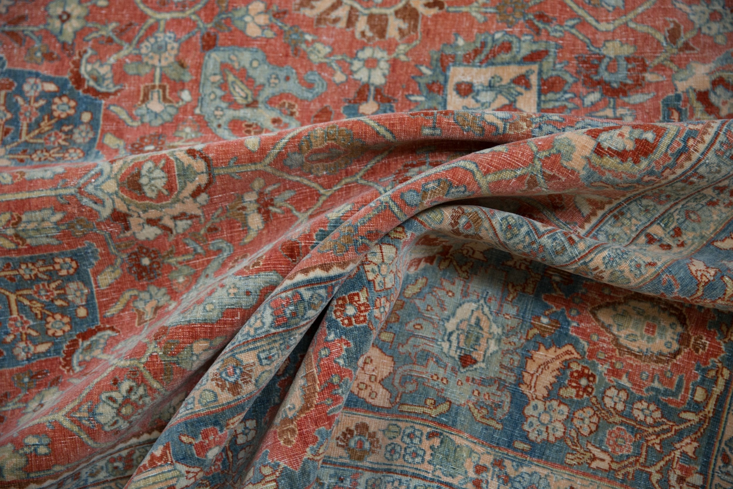 11x18 Vintage Distressed Bijar Carpet