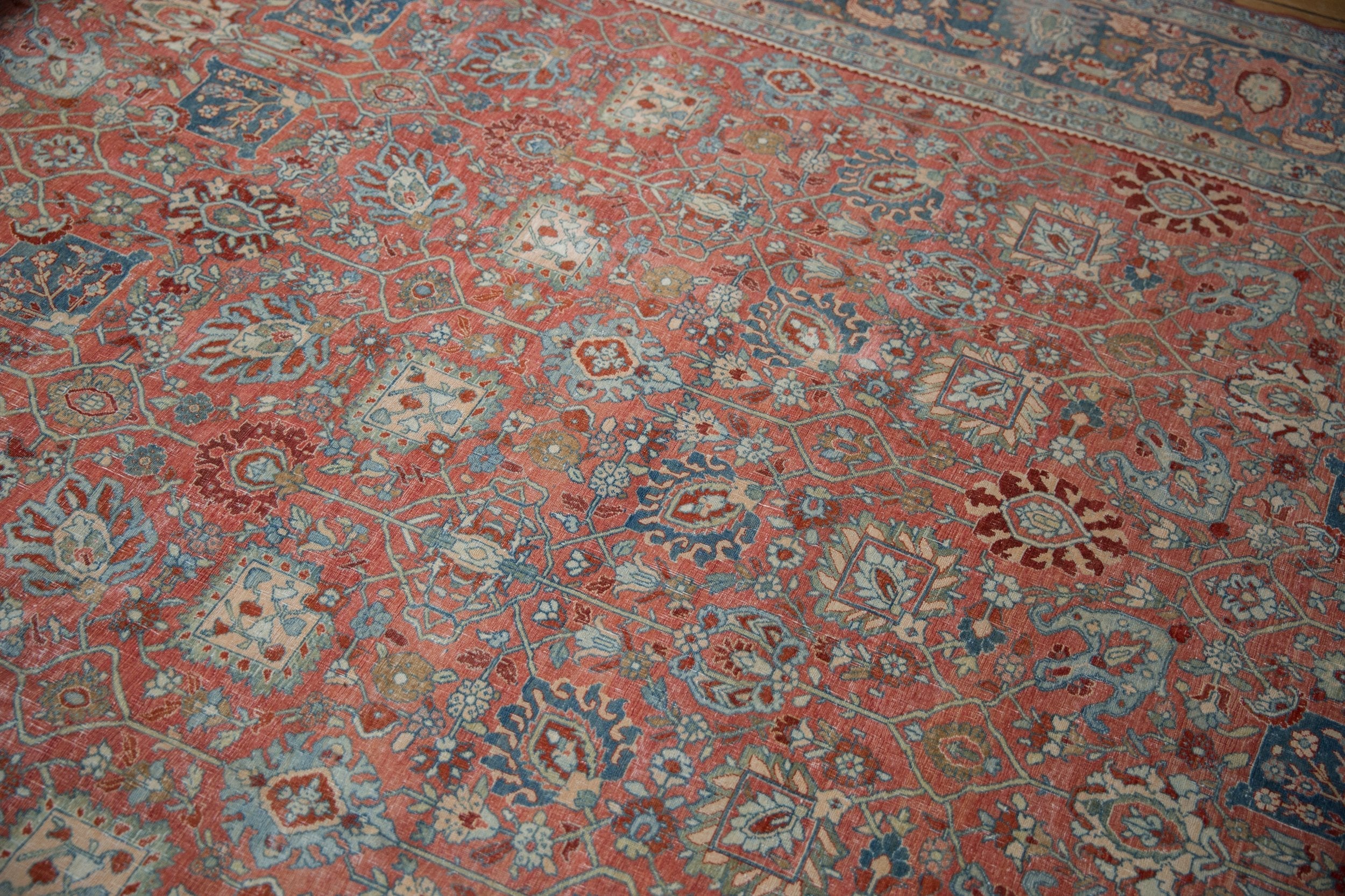 11x18 Vintage Distressed Bijar Carpet