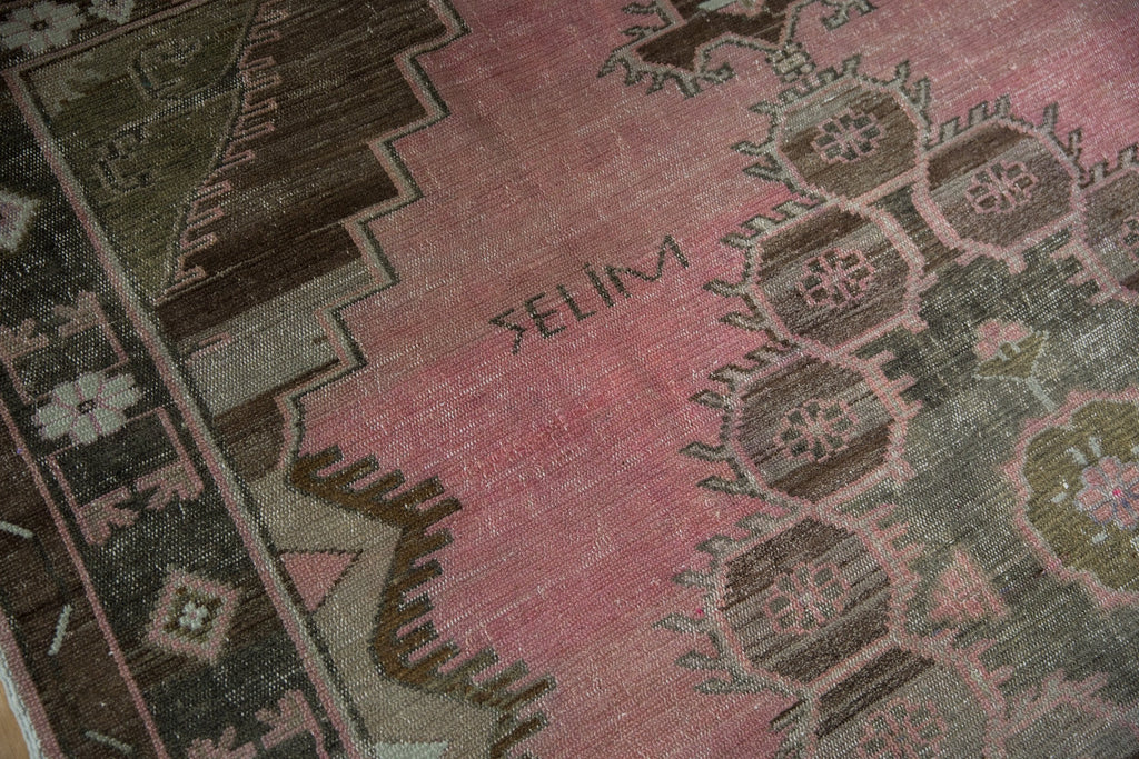 7.5x15.5 Vintage Distressed Kars Carpet Runner