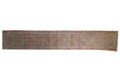 3x16 Vintage Distressed Fragment Hamadan Rug Runner