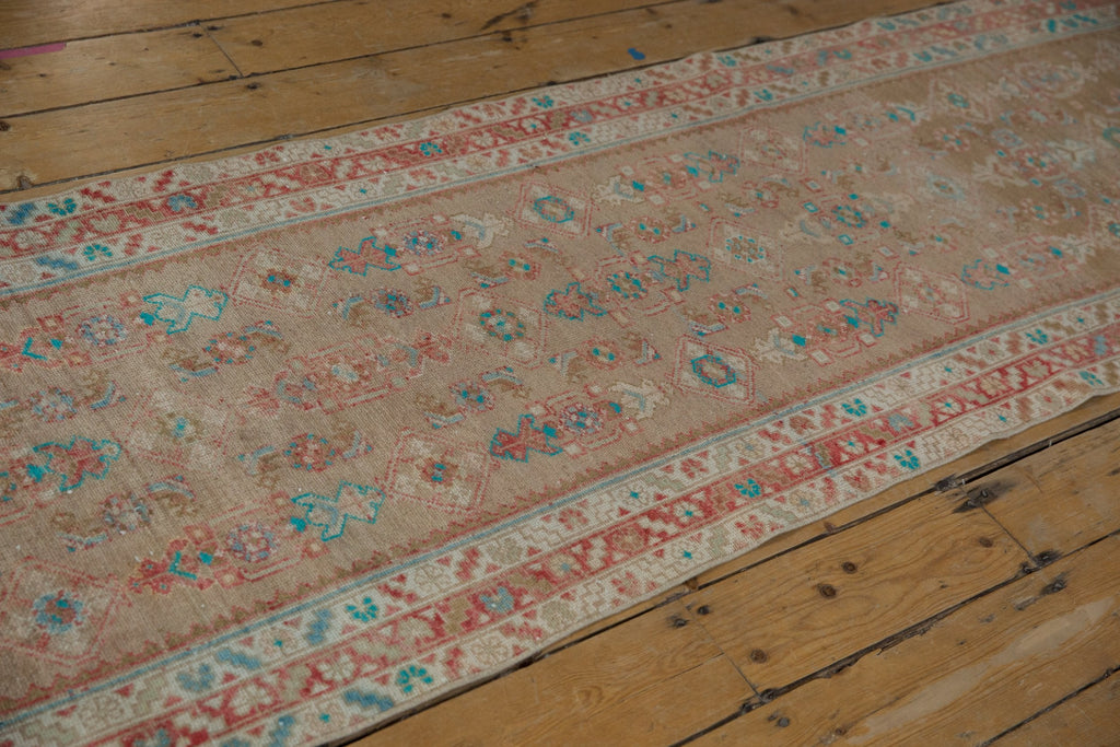 3x16 Vintage Distressed Fragment Hamadan Rug Runner