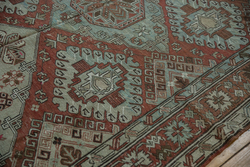 6.5x11.5 Vintage Distressed Soumac Design Carpet