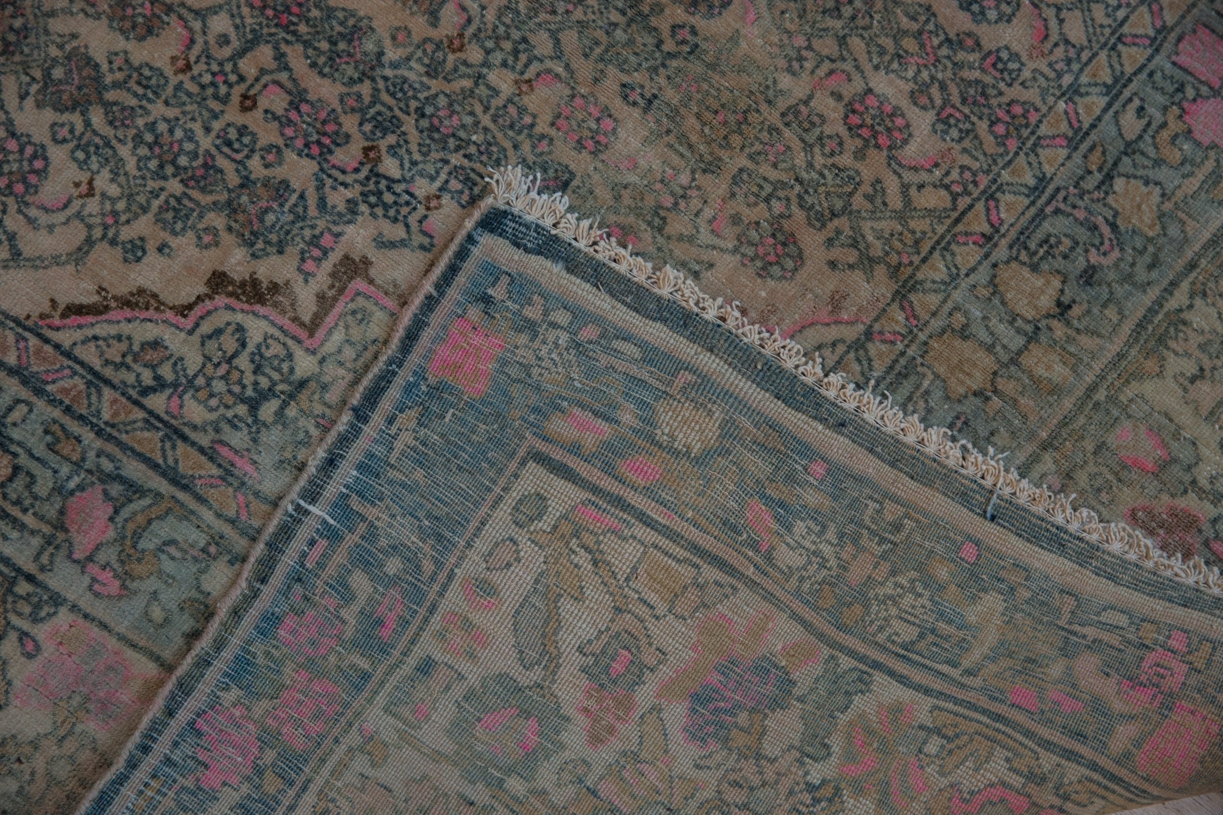 7x10.5 Vintage Distressed Bijar Carpet