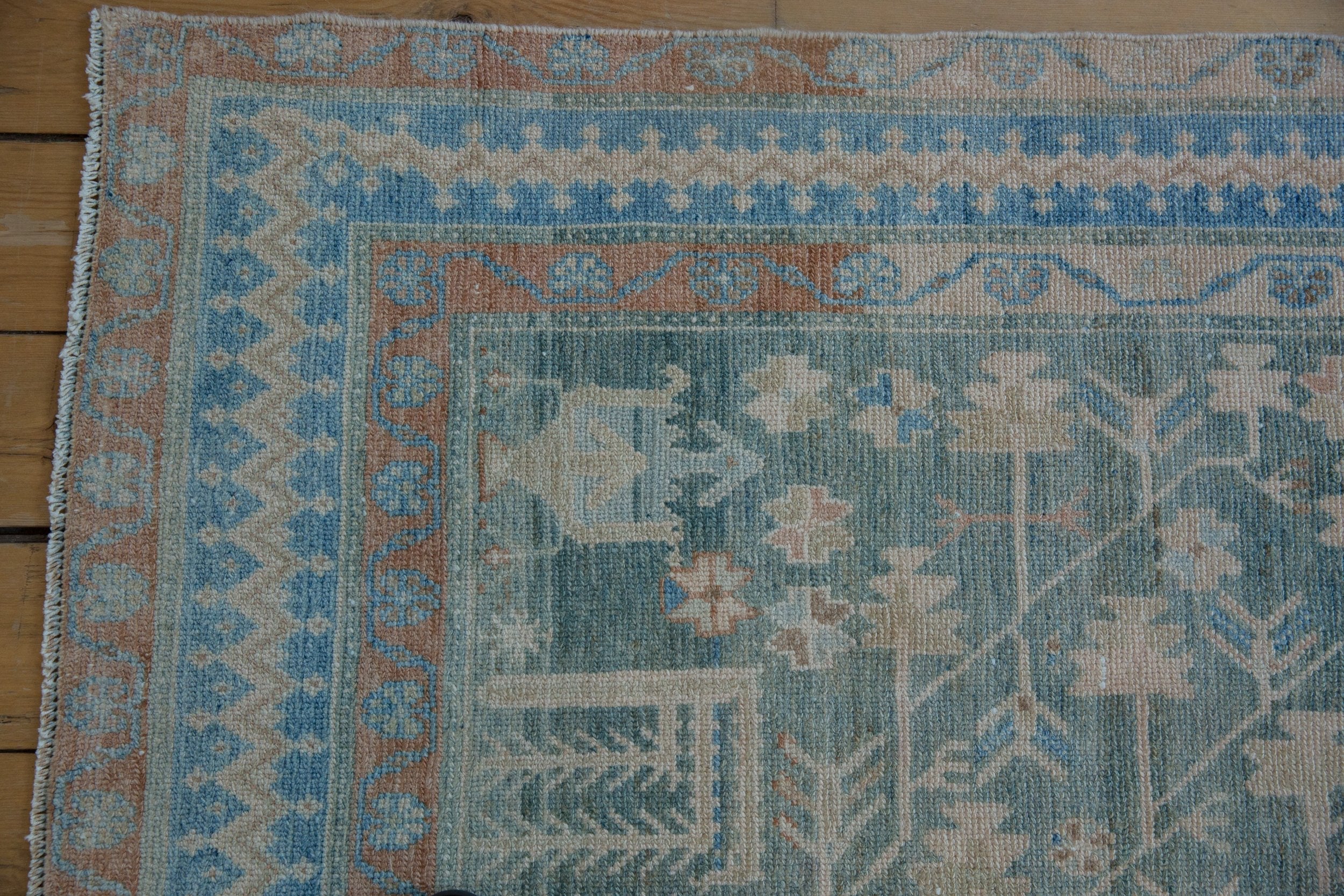 4.5x8 Vintage Fine Distressed Hamadan Rug