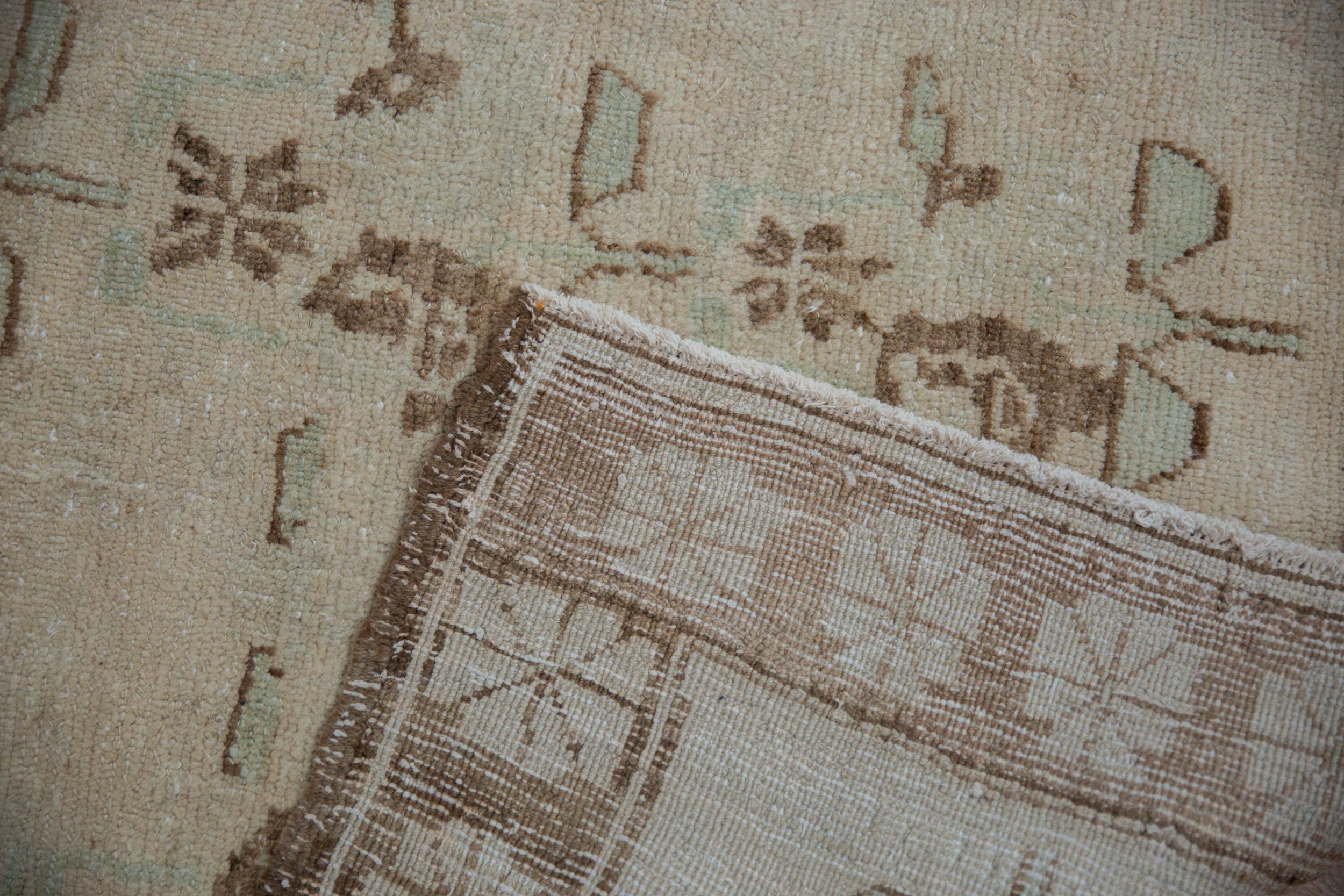 6x8.5 Vintage Distressed Oushak Carpet