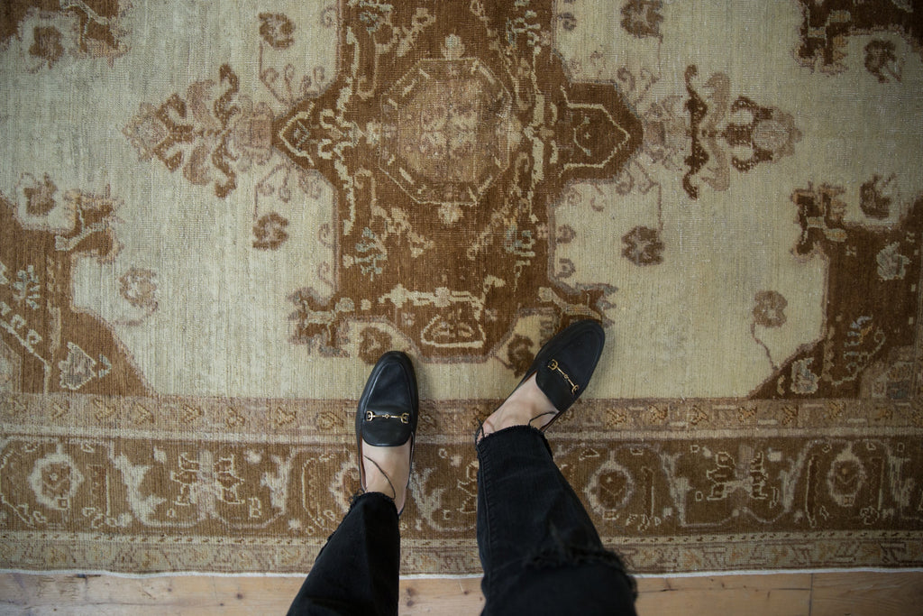 5x7 Vintage Distressed Oushak Rug