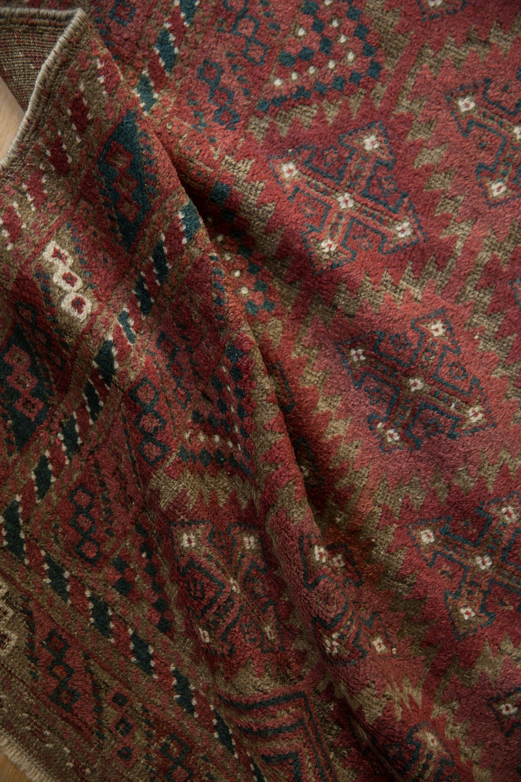3x6 Vintage Distressed Belouch Rug Runner