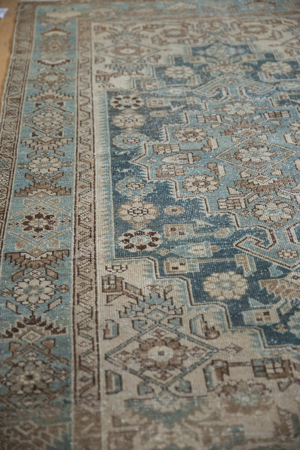 4x6.5 Vintage Distressed Hamadan Rug
